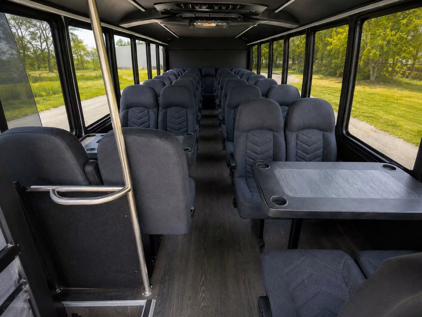 15 passenger minibus inside