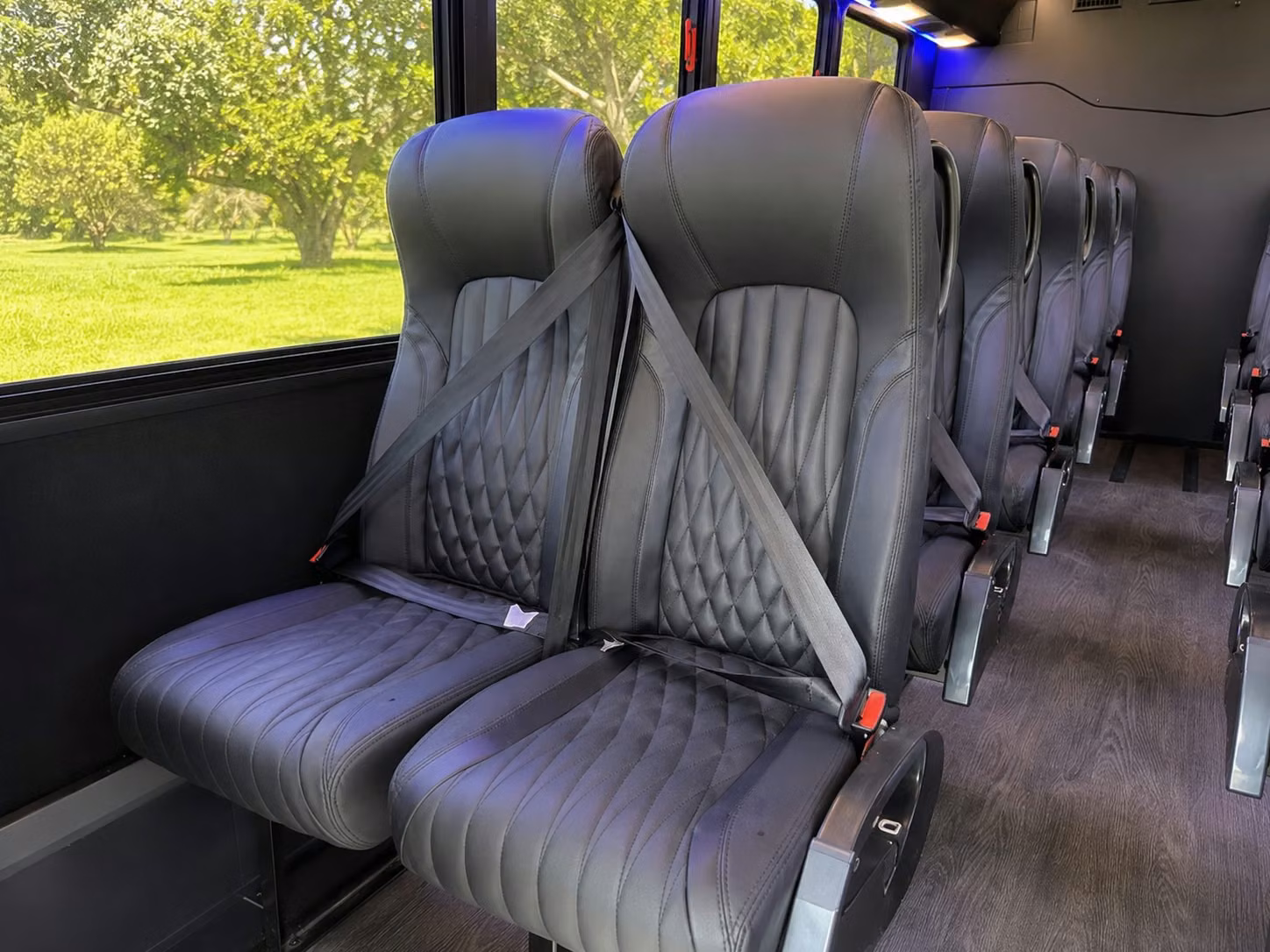 20 passenger minibus inside