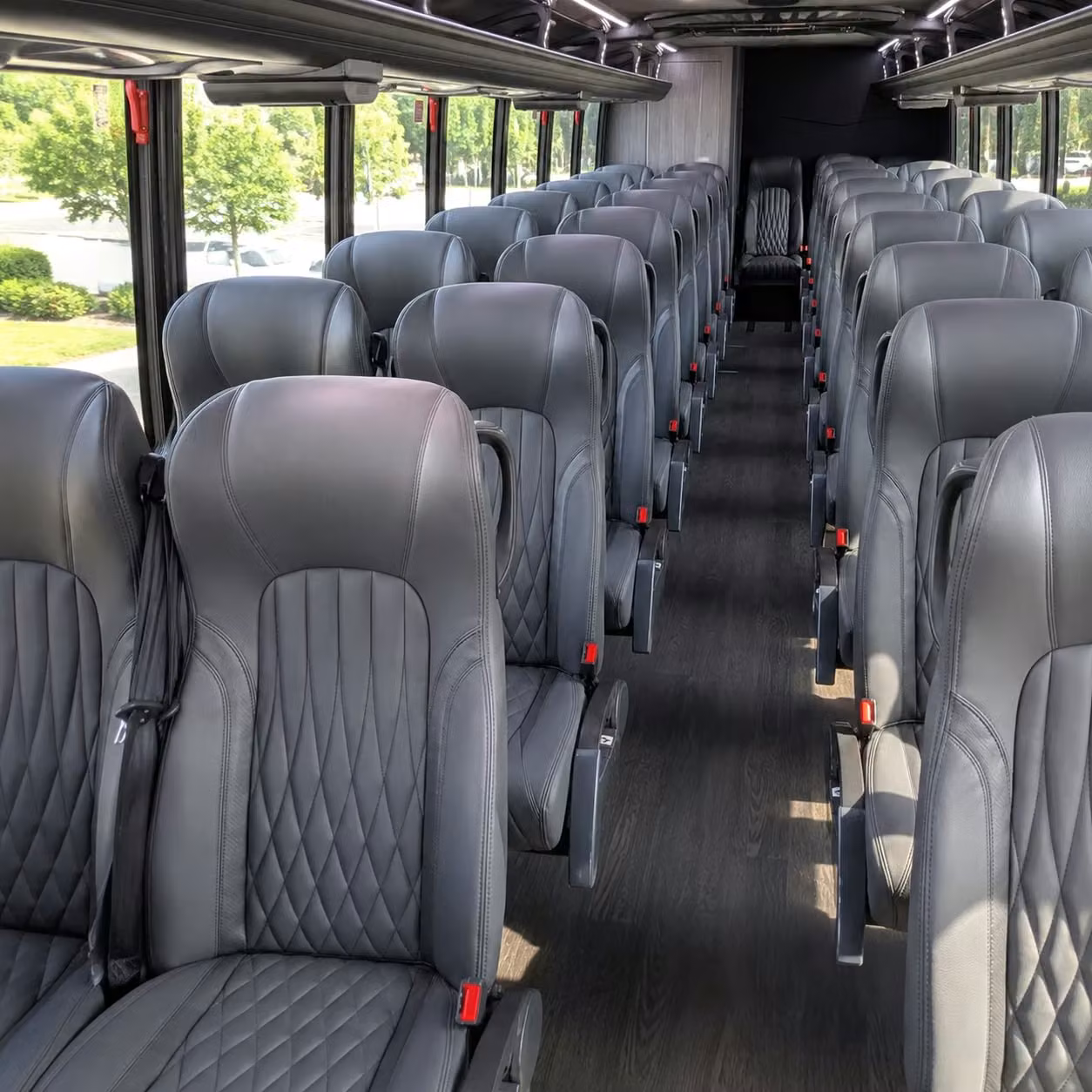 28 passenger minibus interior