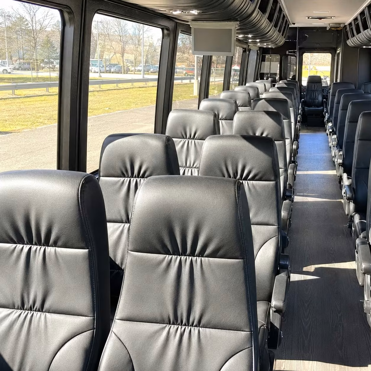 30 passenger minibus inside