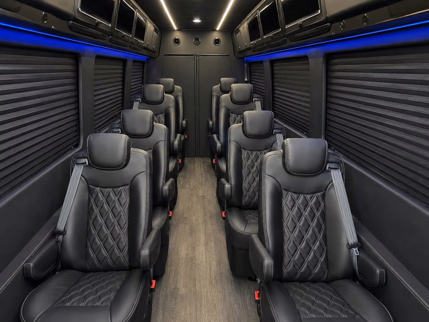 sprinter van with driver interior
